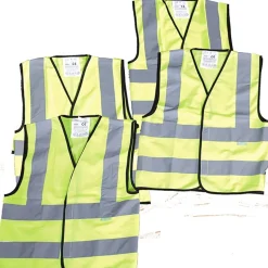 Best Dressing Up Construction High Vis Safety Vests 4pk Shop The Full Range|Dressing Up