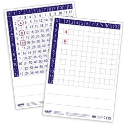Clearance Dry Erase Pupils' A4 Multiplication Boards 30pk Problem Solving Activities|Multiplication & Division