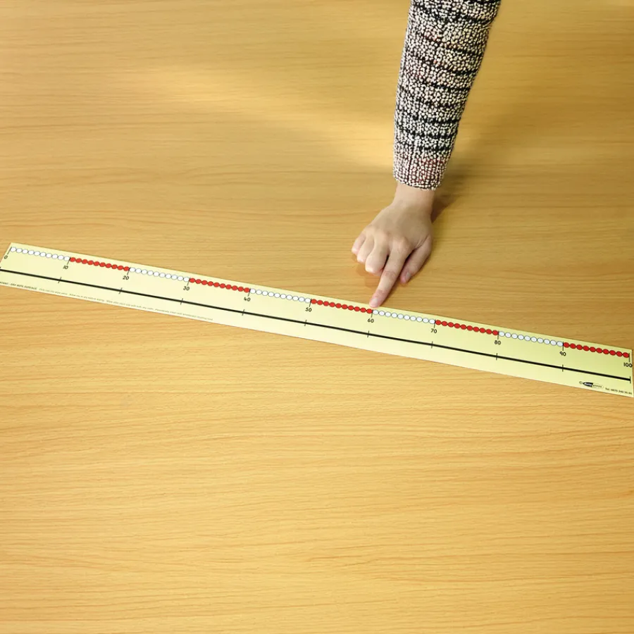 Best Dry Wipe 0-100 Bead Number Lines 6pk Number|Maths Counters