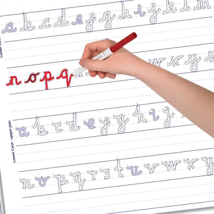 Online Dry Wipe Joined Up Handwriting Boards 30pk Teacher Resources|Writing