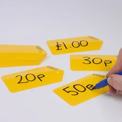 Clearance Dry Wipe Plastic Price Tags 20pcs Number|Money