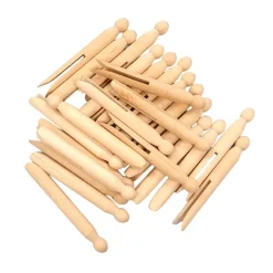 New D&T Dolly Pegs 24pk Steam|Wood & Construction Materials