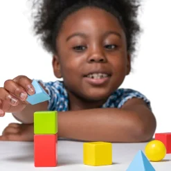 3D Wooden Shapes 32pcs Geometry|Geometry & Shape