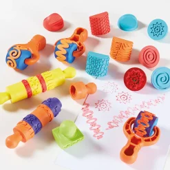 Best Early Art Creative Dough and Stamping Pack 3D, Modelling, Tools & Gloves|Wood & Construction Materials