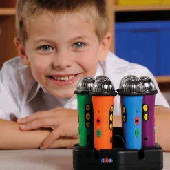 Hot Easi-Speak Bluetooth Rainbow Microphones 6pk Speaking & Listening|Eal Resources