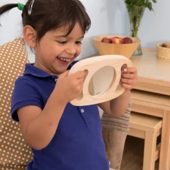 New Easy Hold Wooden Framed Two Sided Mirror 4pk Early Years & Nursery|Shop The Full Range