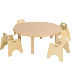 Outlet Essentials Beech Circular Table Tables & Chairs|Early Years Tables & Chairs