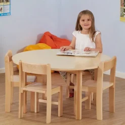Outlet Essentials Beech Circular Table Tables & Chairs|Early Years Tables & Chairs