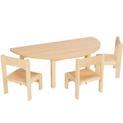 Best Essentials Beech Semi Circle Table Tables & Chairs|Early Years Tables & Chairs