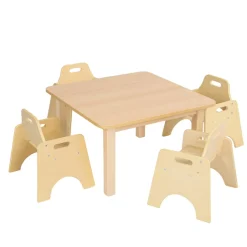New Essentials Beech Square Table Tables & Chairs|Early Years Tables & Chairs