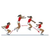 Discount Eveque Sportshall Junior Standing Long Jump Mat Athletics|Athletics