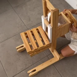 Hot Explore Nook Construction Wooden Forklift & Pallets Builders Role Play|Loose Parts