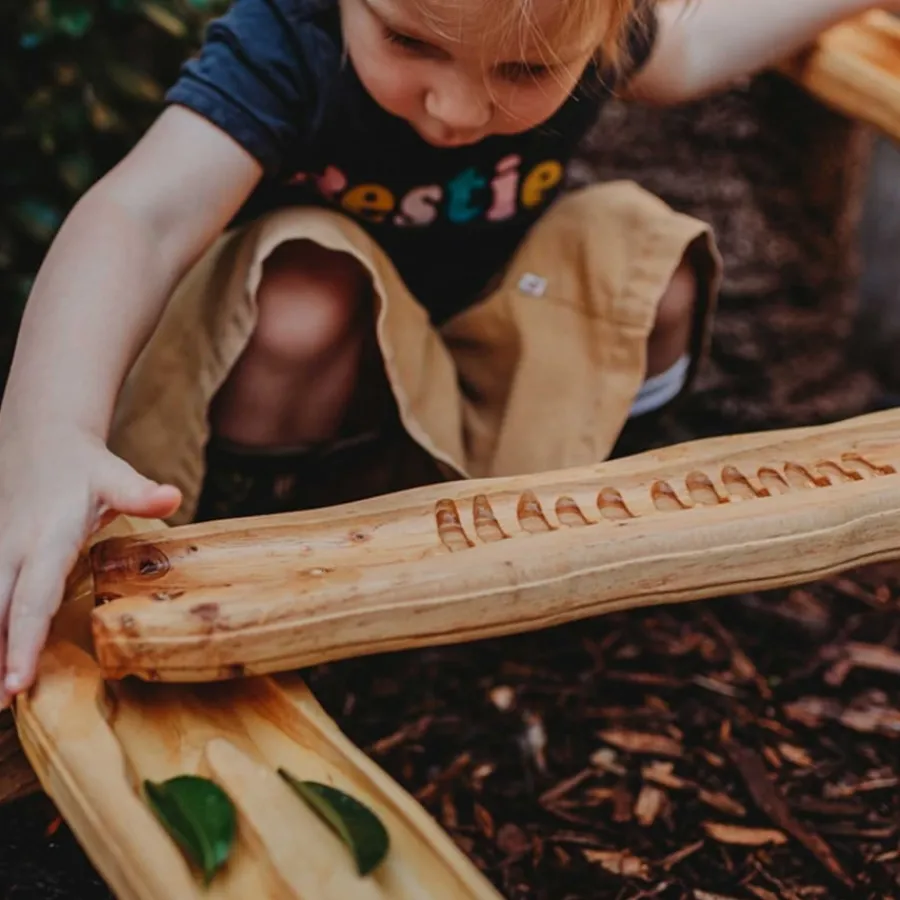 Explore Nook Messy Play Wooden Water Ways Channelling Set Outdoor Sand & Water|Sand & Accessories