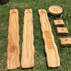 Explore Nook Messy Play Wooden Water Ways Channelling Set Outdoor Sand & Water|Sand & Accessories