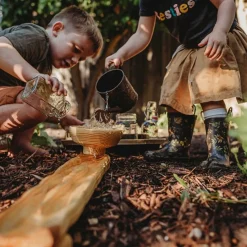 Explore Nook Messy Play Wooden Water Ways Channelling Set Outdoor Sand & Water|Sand & Accessories
