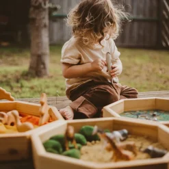 Sale Explore Nook Play Timber Tuff Trays 3pk Outdoor Sand & Water|Shop The Full Range