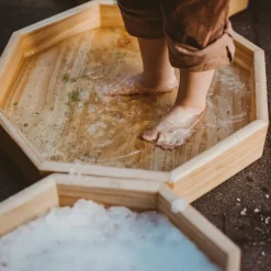 Sale Explore Nook Play Timber Tuff Trays 3pk Outdoor Sand & Water|Shop The Full Range