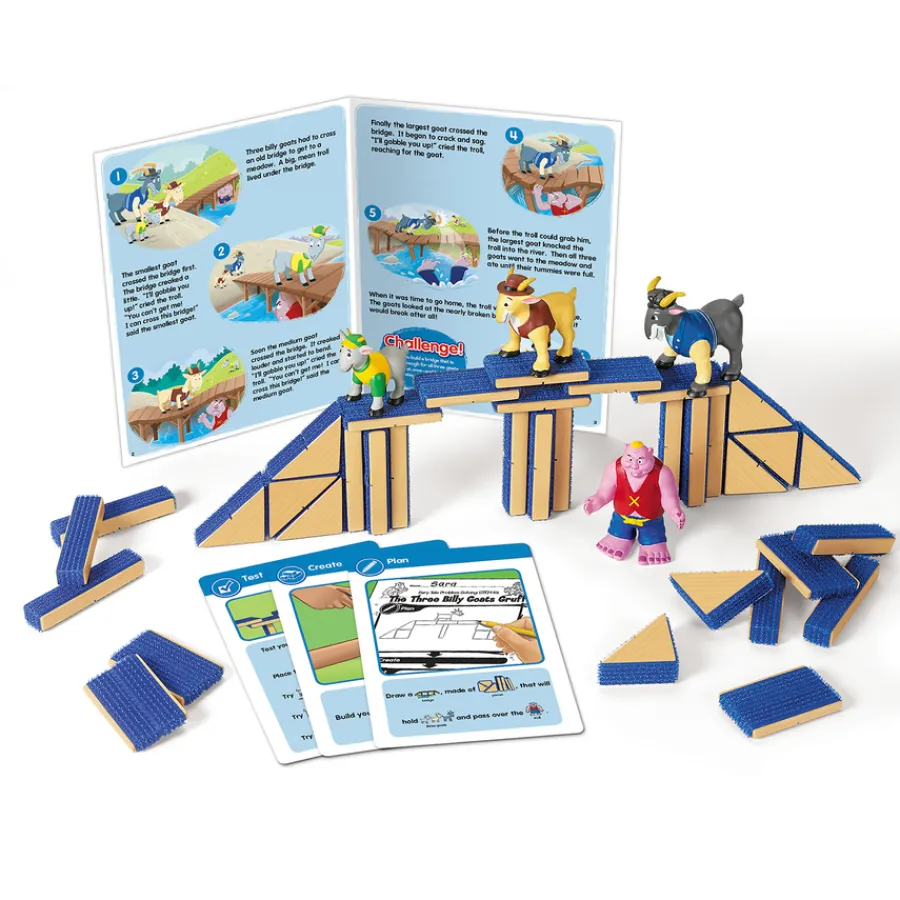 Online Fairy Tales Problem Solving STEAM Collection Construction Sets|Investigating Materials