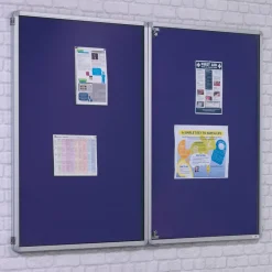 FlameShield Tamperproof Corridor Noticeboards Double Door Furniture|Express Delivery Furniture