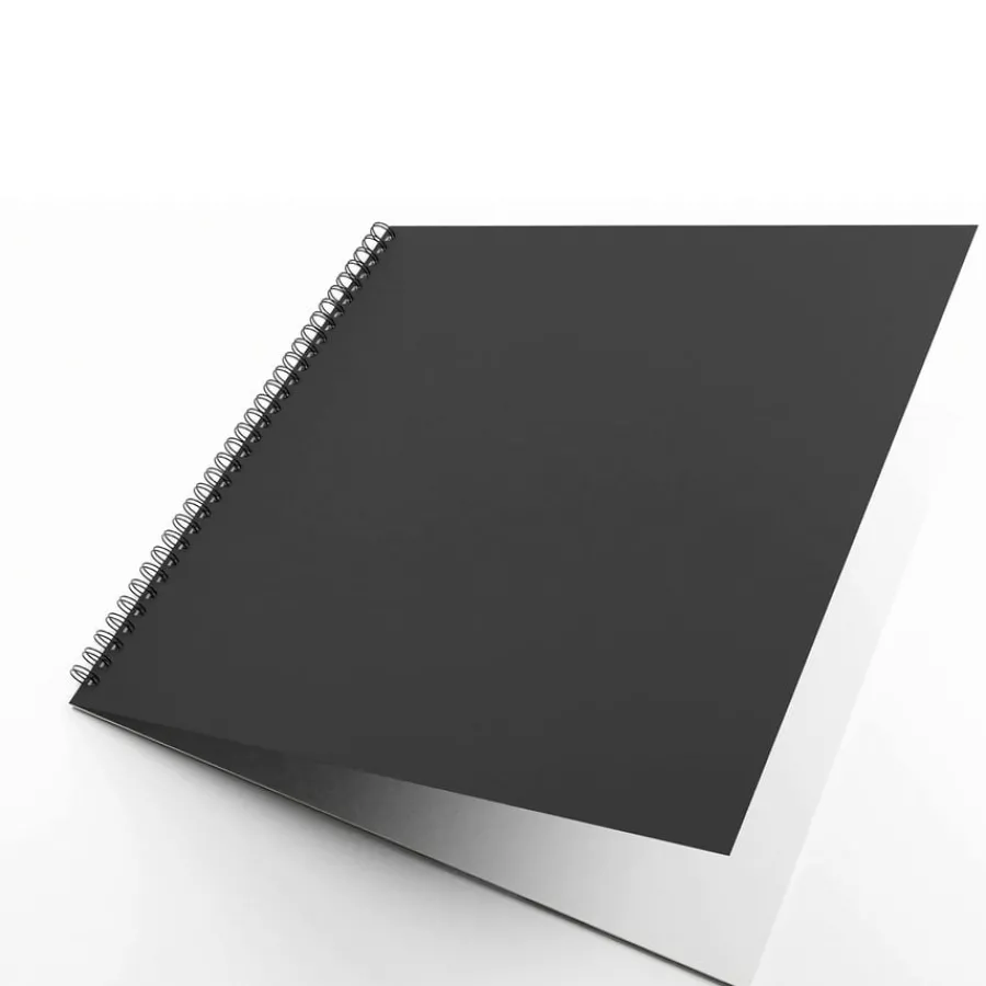 Discount Floor Book Spiral Bound 420x420mm 130gsm 5pk Sketchbooks|Drawing