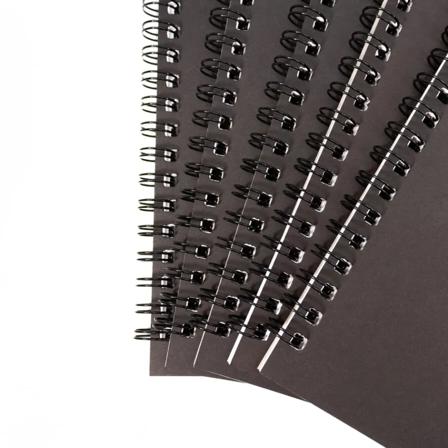 Discount Floor Book Spiral Bound 420x420mm 130gsm 5pk Sketchbooks|Drawing