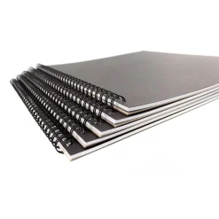Discount Floor Book Spiral Bound 420x420mm 130gsm 5pk Sketchbooks|Drawing