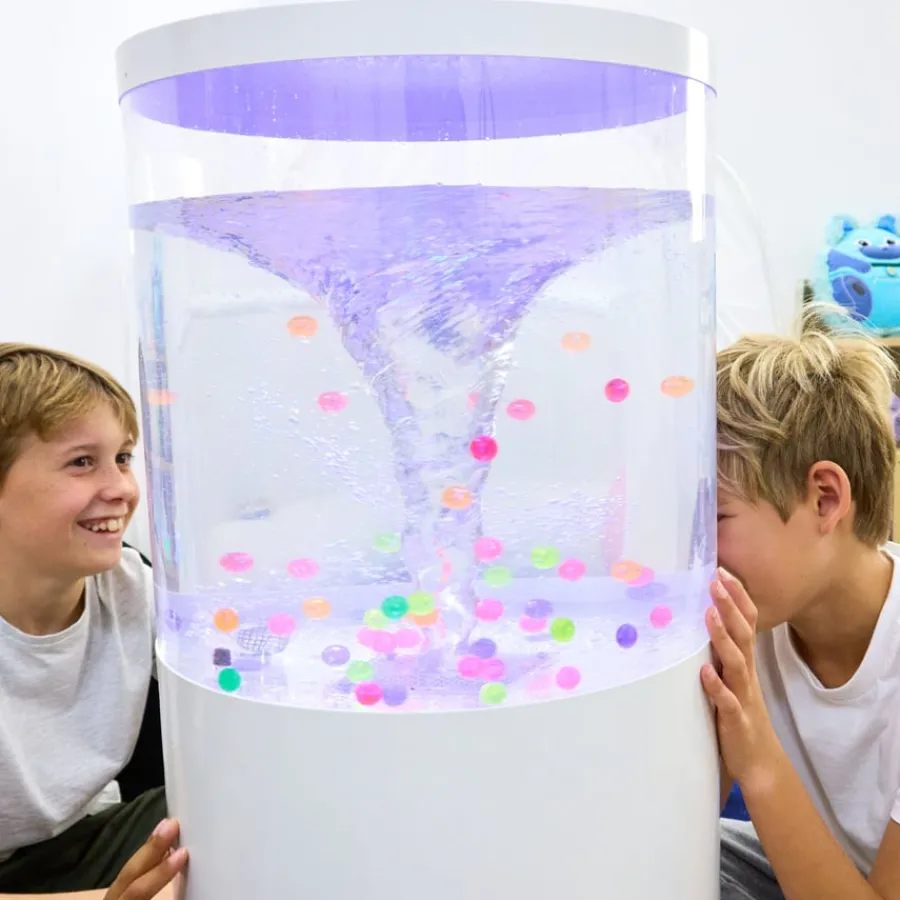 Best Floor Standing Tornado Bubble Tube Light Up Learning|Touch, Sound & Aromas