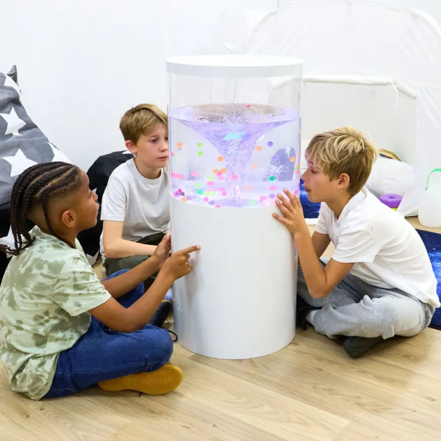 Best Floor Standing Tornado Bubble Tube Light Up Learning|Touch, Sound & Aromas