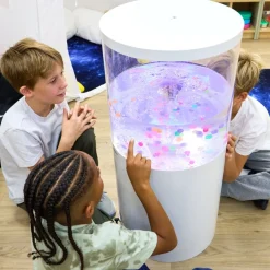 Best Floor Standing Tornado Bubble Tube Light Up Learning|Touch, Sound & Aromas