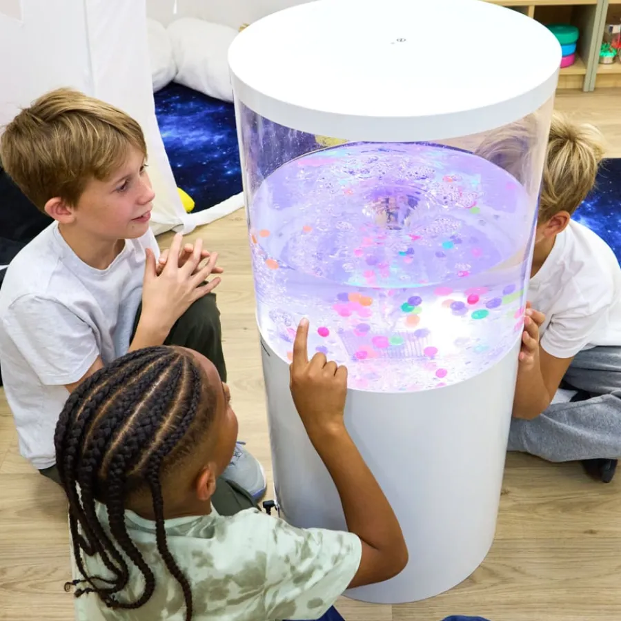 Best Floor Standing Tornado Bubble Tube Light Up Learning|Touch, Sound & Aromas