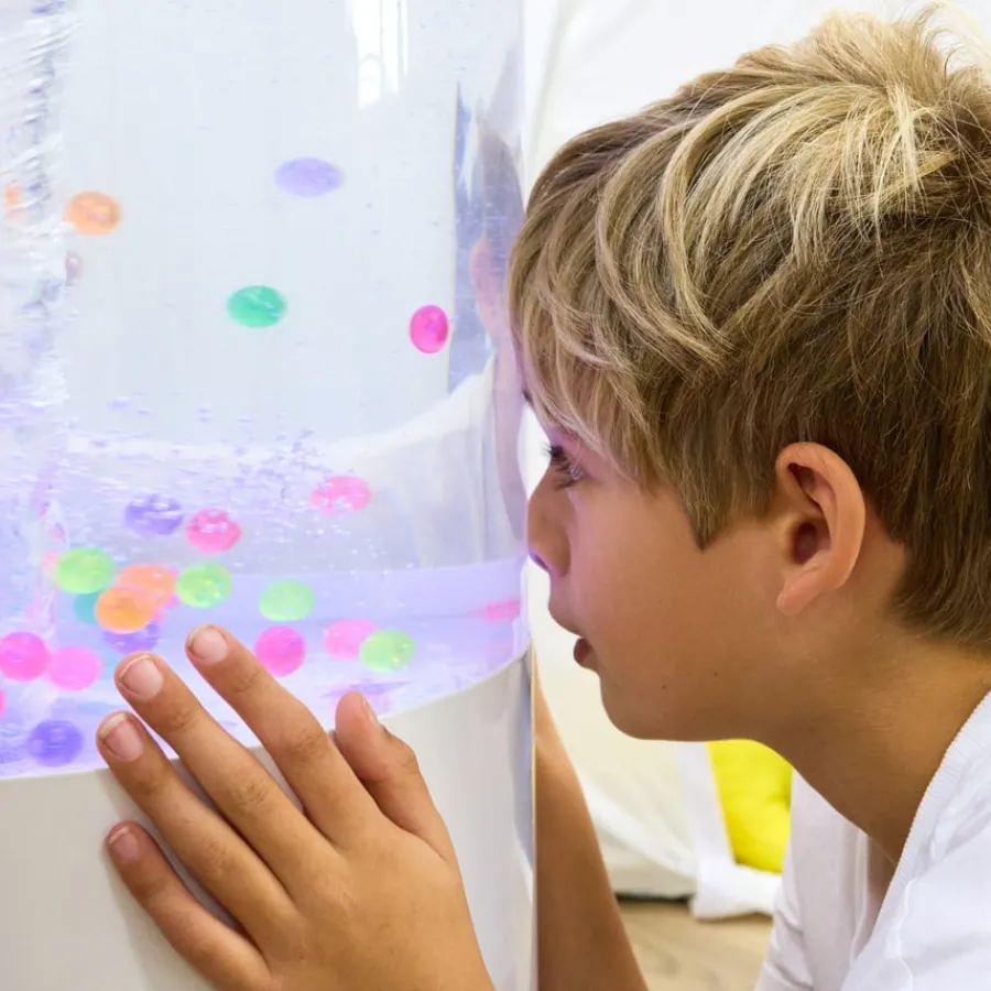 Best Floor Standing Tornado Bubble Tube Light Up Learning|Touch, Sound & Aromas