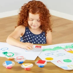 Sale Foam Geometric Paint Stampers 14pk Space, Shape & Measure|Geometry & Shape