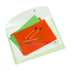 Clearance Foolscap Plastic Wallet Folder A4 Pastel Document Wallets