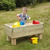 New Free Standing Wooden Sandpit H56 x W57 x L120cm Outdoor Sand & Water|Trays & Tables