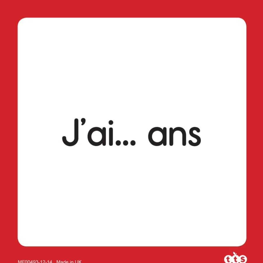 Discount French Foam Dice Cards 48pk French|Topics & Cultures