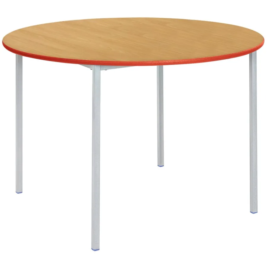 Best Fully Welded Table Coloured Edge Circular Classroom Tables|Furniture