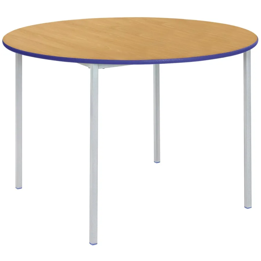 Best Fully Welded Table Coloured Edge Circular Classroom Tables|Furniture