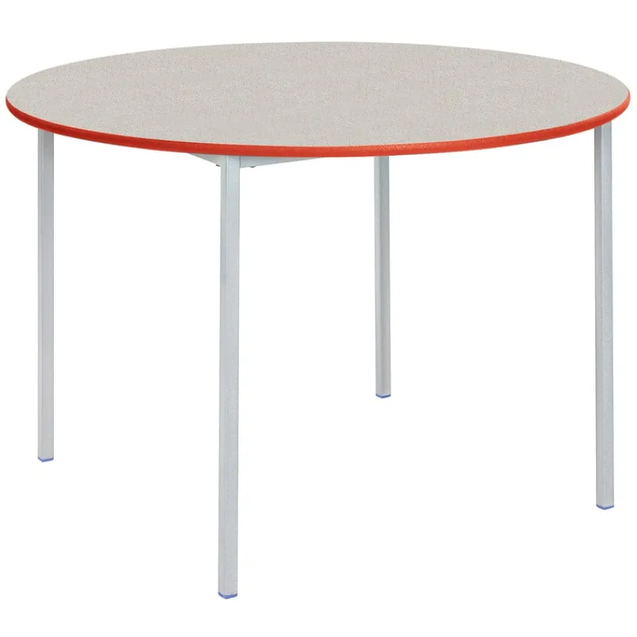 Best Fully Welded Table Coloured Edge Circular Classroom Tables|Furniture