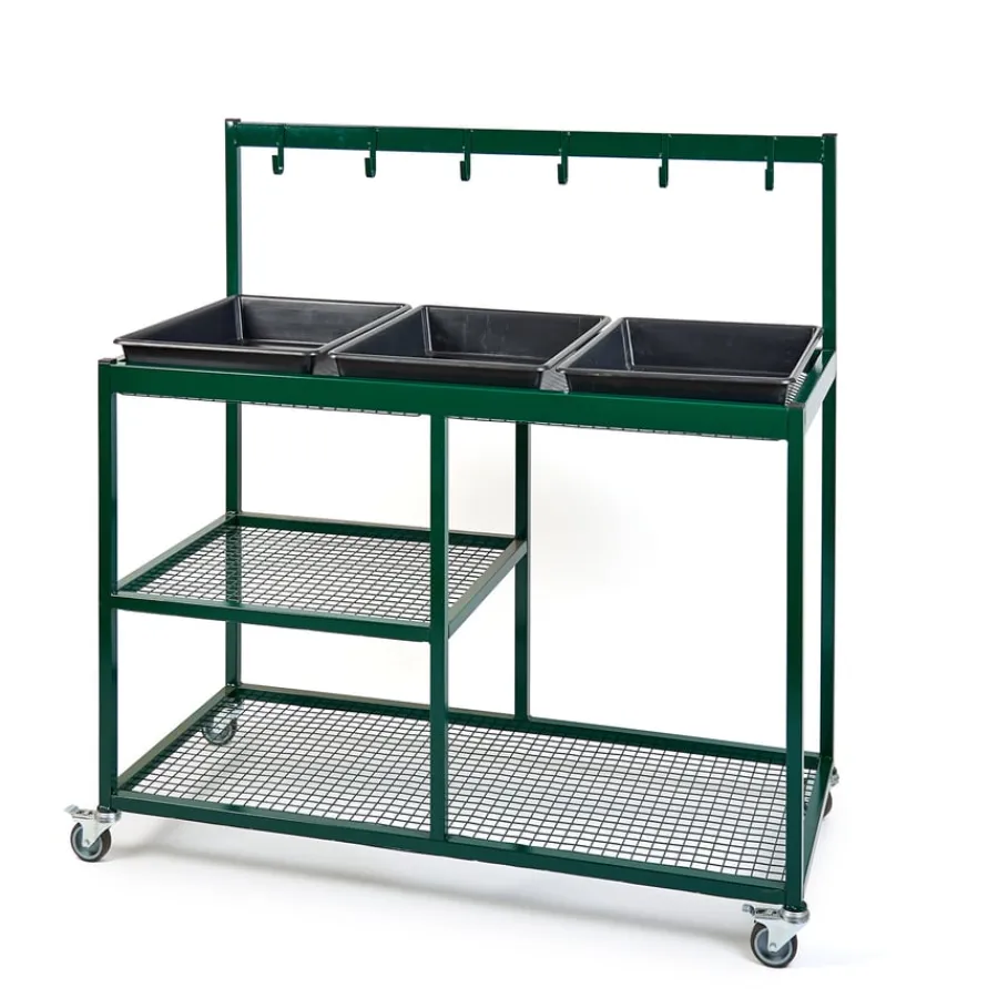 Best Garden Potting Station Metal Trolley Trolleys