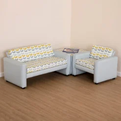 New Geo Wipe Clean Horizon Seating Set Breakout Area|Bean Bags And Cusions