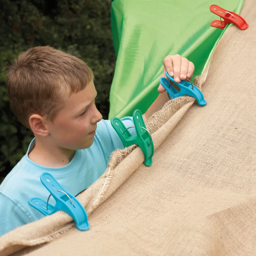 Online Giant Den Making Pegs Multicoloured pk Dens & Playhouses|Forest Schools