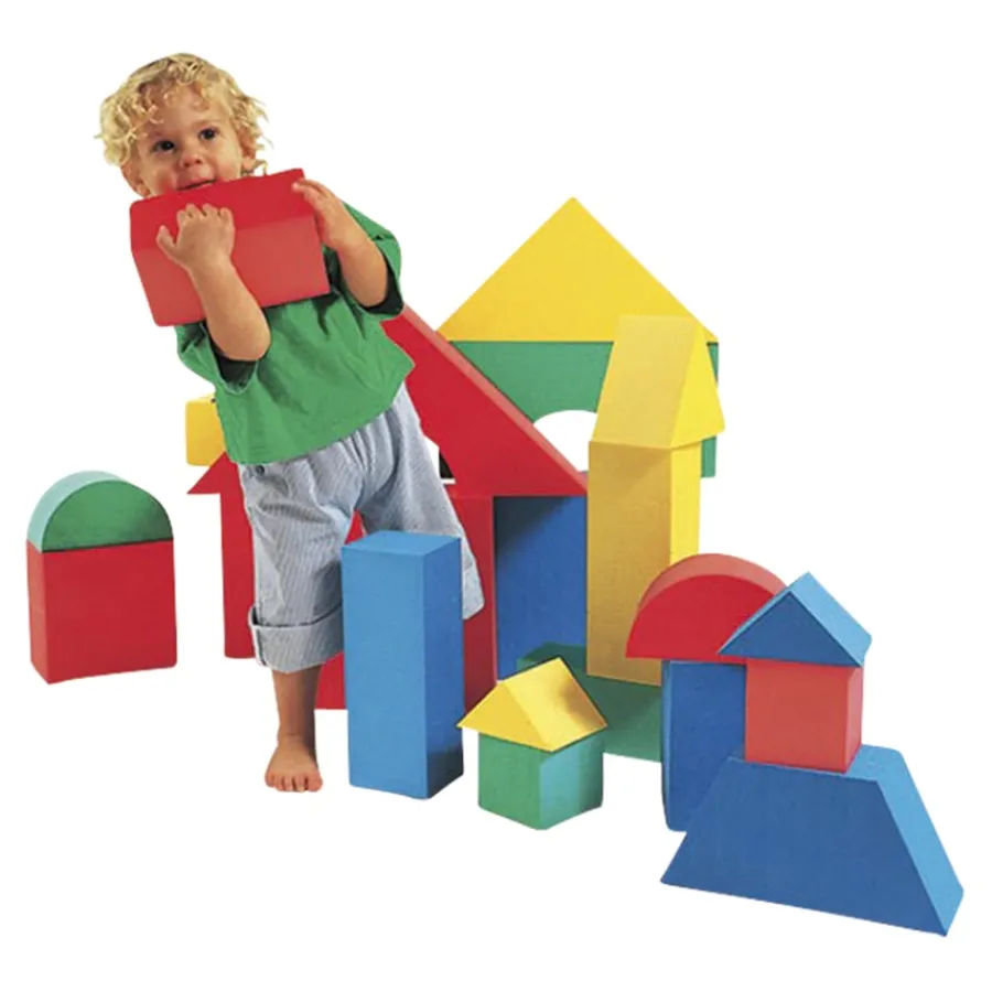 Sale Giant Foam Coloured Building Blocks 32pk Shop The Full Range|Role Play Furniture & Accessories