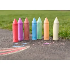 New Giant Pavement Chalk Sticks Assorted Drawing|Outdoor Art