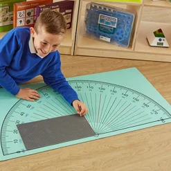 Clearance Giant Protractor Playmat Rugs & Mats|Weights & Measure