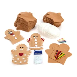 Clearance Gingerbread Men Puppets 30pk Textiles|Festivals & Celebrations