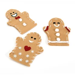 Clearance Gingerbread Men Puppets 30pk Textiles|Festivals & Celebrations