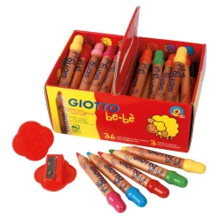 Discount Giotto Be-Be Super Large Chunky Colouring Pencils 36pk Drawing|Colouring Pencils