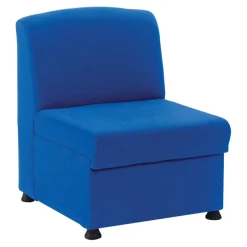 Outlet Glacier Modular Seating Upholstered Reception Chair Blue Chairs