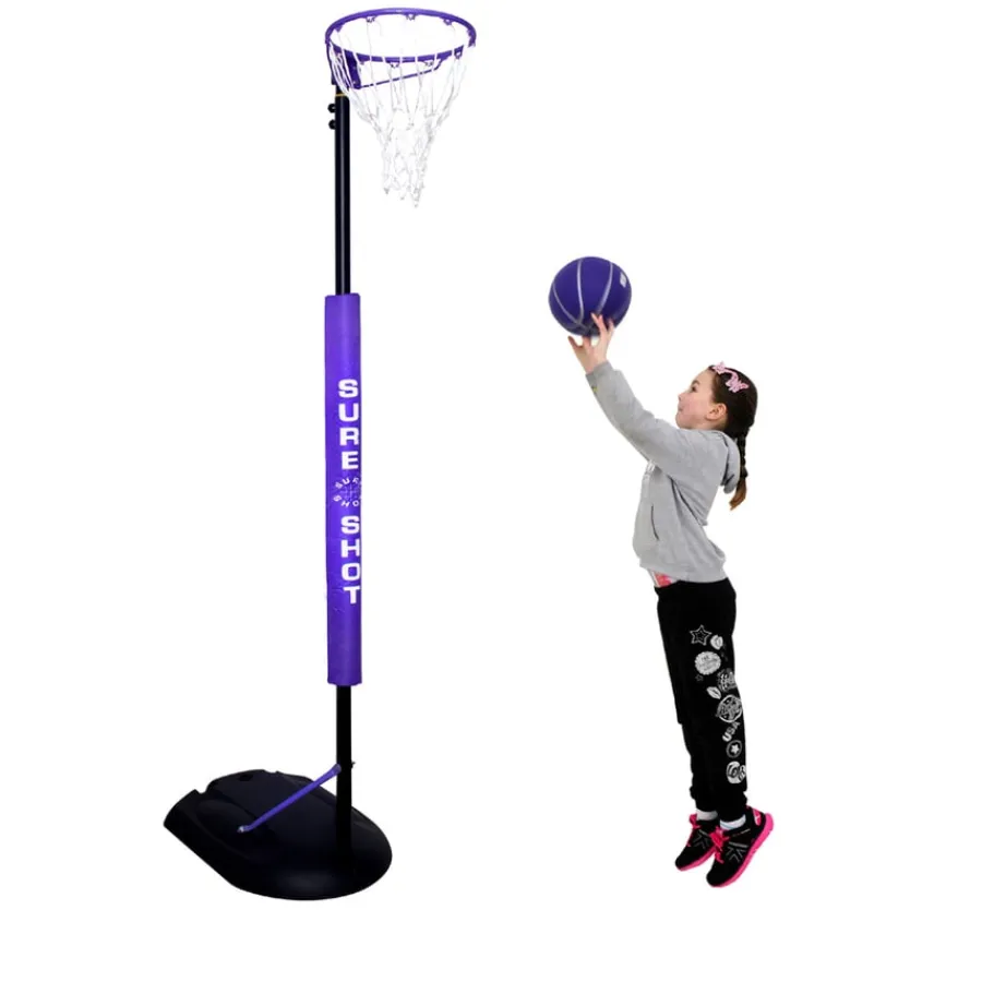Sale Goal Shot Netball Unit w/ Pole Padding Netball|Netball