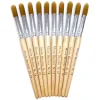 Discount Golden Nylon Short Round Brush Size 18 10pk Paint Pots & Trays|Paint Brushes & Applicators